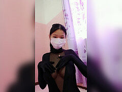 asian zentai female waiting for phat dick