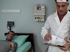 Bisex foursome with alternative nurses and two lucky guys