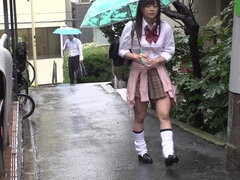 Asian schoolgirl threesome