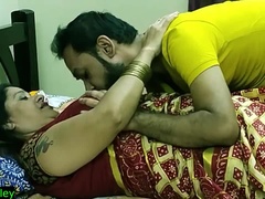 Indian xxx sexy Milf aunty secret sex with son in law!! Real Homemade sex