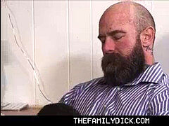 twunk Stepson Dylan Hayes Family hookup With hefty Dick Stepdad Jack Dixon At His Work