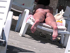해변, 큰 엉덩이, 비키니, 라티나, 팬티들, 젖가슴, 관음증이 있는 사람