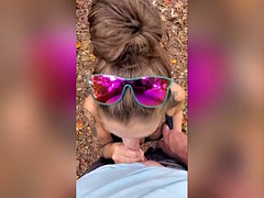 Blowjob in the forest