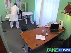 Fakehospital hot nurse licks asshole her way to a raise