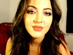 Crystal's face - fetish solo webcam