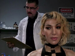 Submissive A.I. - Sexy Ryder Monroe is Punished by Cynical Scientist
