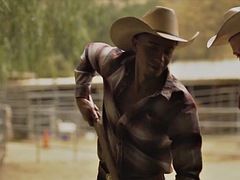 Icon Male - Muscular cowboy Clark Davis fucks bubble butt twink Vincent Orielli at the ranch
