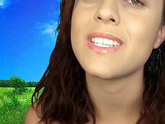Giantess munches Tine little stud