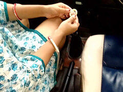 nasty Indian milf Bhabhi railing Car Gear Shift Ricky Public Sex