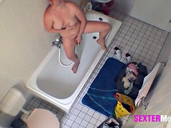 Sexy chubby amateur fucks in the bathroom