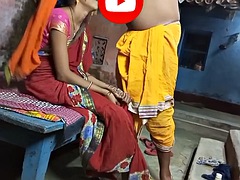 Village wife Deshi shares dirty talk, blowjob, sex with woman in Hindi