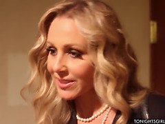Julia Ann the renowned milf is also tonight gf