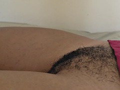 Ebony hairy twat filled with BBC and hot cream