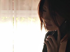 Shy Japanese teen gets fucked all over
