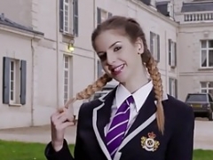 Schoolgirl Stella Cox Backdoor