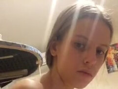 Super-Naughty Teenie on Periscope Plays with herself
