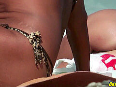 ultra-kinky bodacious tanned Nudist Milfs Beach Voyeur HD SPycam Video