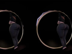 VR Girl with big boobs and sexy ass (VR Test)