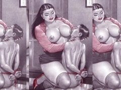 Røvslikning, Store smukke kvinder, Samling, Ansigt sidde, Kvinde dominans, Naturlige bryster, Fisse, Vintage