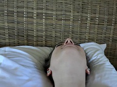 Porn star Gia Paige hooks up in a hotel, gets her pussy eaten and fucked doggy style POV