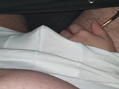 The stepson took off his pants and let his stepmom touch his cock