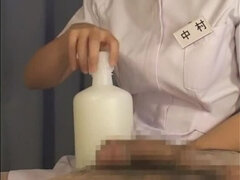 Exotic Japanese whore Sara Nakamura, Jun Rukawa in Hottest Handjobs, Nurse/Naasu JAV clip
