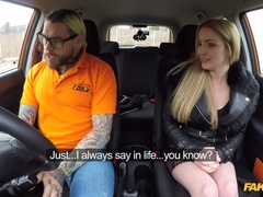 Fake Driving School (FakeHub): Fake instructors hot fuck with minx