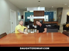 DaughterSwap - Barista Babes Fuck Their stepdads For Some Cash