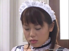 HARDCOREJAPANESEGFS - Asian teenager maid getting doggystyled