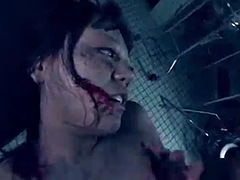 Japanese girl attacked by zombies