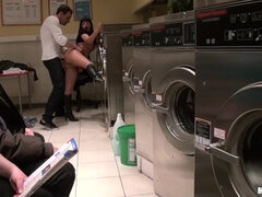 Reality Public Hardcore in Laundromat - Fucking For A Bunch Of Strangers with Ava Dalush