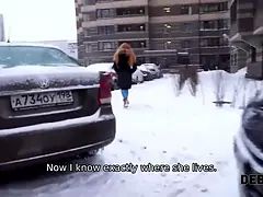 Enthousiasteling, Huisgemaakt, Geld, Realiteit, Roodharige vrouw, Ruw, Russisch, Tiener