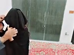 Pakistani hijab girl anal fucked with her hindi uncle