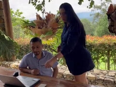 Gros seins, Sucer une bite, Fétiche, Fille latino, De plein air, Enceinte, Nénés, Mouillée