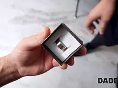 Daddy4k. whorish babe desired to get the ring out of an old knob and cheated on her boyfriend