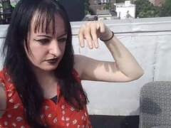 Bizart, Fødder, Mad, Goth, Udendørs, Offentlig, Retro, Strømper