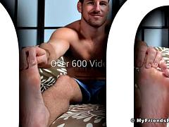 New Boss Ricky s Feet Worshiped - Ricky