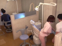 JAV starlet Eimi Fukada real Chinese dentist office risky fuckfest