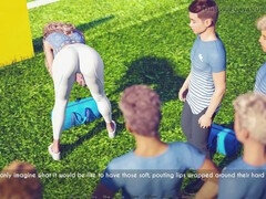 A wife and stepmom tease Dylan's teammates in a wild taboo scene