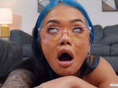 Anal, Boquete, Morena, Garganta funda, Monstro, Realidade, Gritar, Tetas