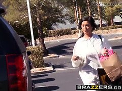Xander Corvus and Sammy Brooks get their step-moms tits done in this hot brazzers scene