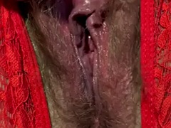 Hairy and wet pussy just for you