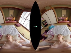 POV VR Hardcore with Young Scandinavian Beauty With Beautiful Blonde Hair and Natural Tits
