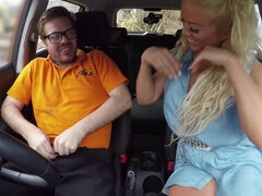 Rebecca Jane Smyth gives head and gets fucked in the car