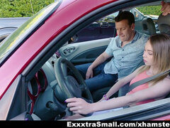 ExxxtraSmall - lean nubile ass Fucked To Pass Driving Test