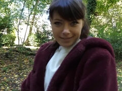 Amateur, Brunette brune, En levrette, Exhib, Hd, De plein air, Petite femme, Maigrichonne