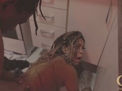 Amatoriale, Culo grosso, Grande cazzo, Nero, Cucina, Latina, Ragazza, Troia