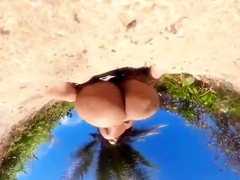 Amatoriale, Culo, Spiaggia, Brunetta, All'aperto, Pubblico, Realtà, Guardone