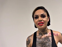 Interview with the beautiful busty tattooed Genevieve Sinn