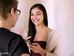 69, 大学生, Hd, キス, オマンコ, ゴムタイツ, ティーン, オッパイの